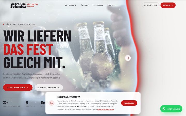Screenshot of getraenkeschmitz.de