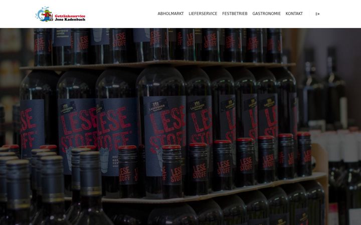 Screenshot of getraenkeservice-kadenbach.de