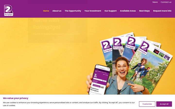 Screenshot of getraring2go.co.uk