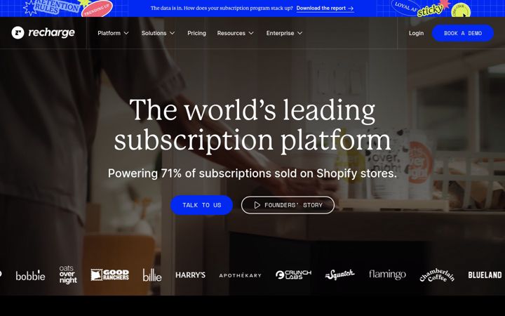 Screenshot of getrecharge.com