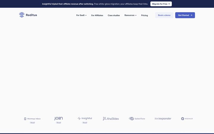 Screenshot of getreditus.com