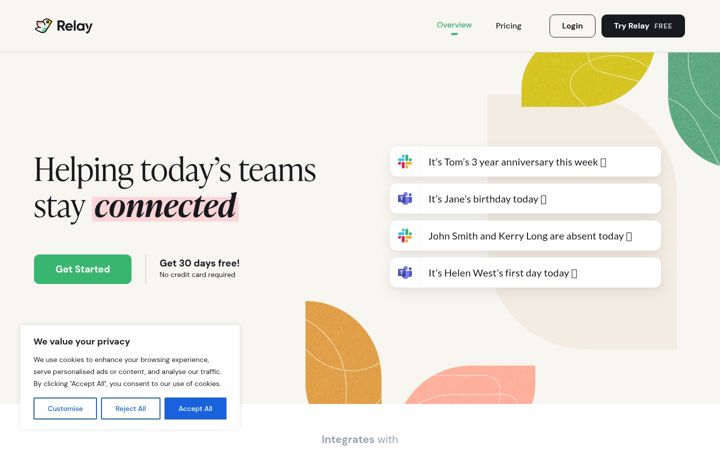 Screenshot of getrelay.co.uk