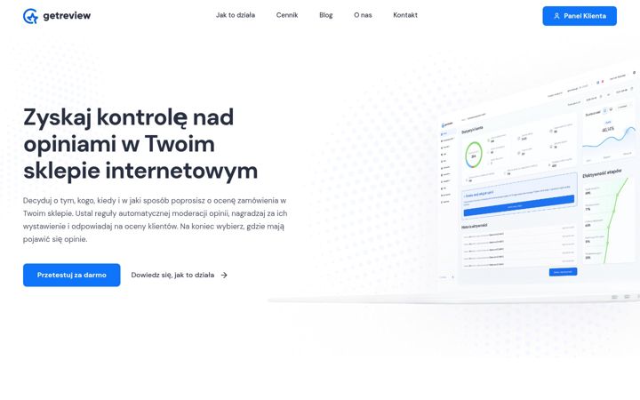 Screenshot of getreview.pl