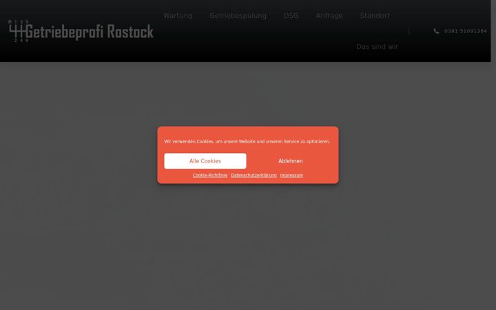 Screenshot of getriebeprofi-rostock.de