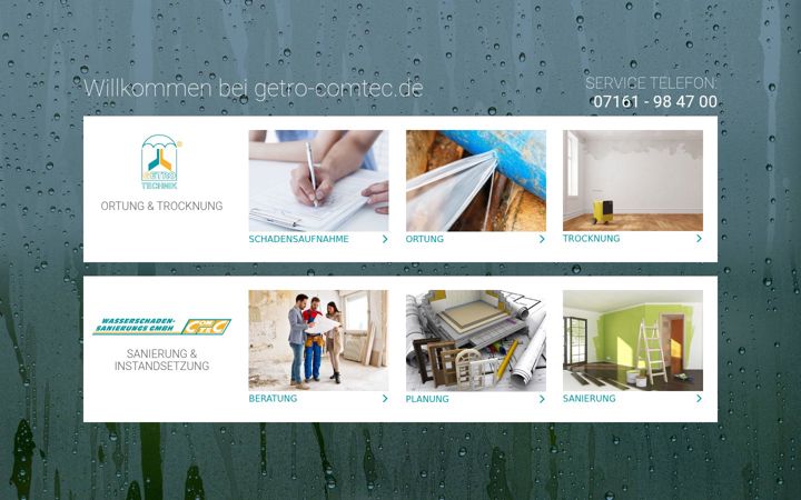 Screenshot of getro-comtec.de