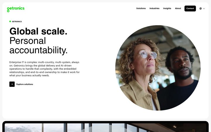 Screenshot of getronics.com
