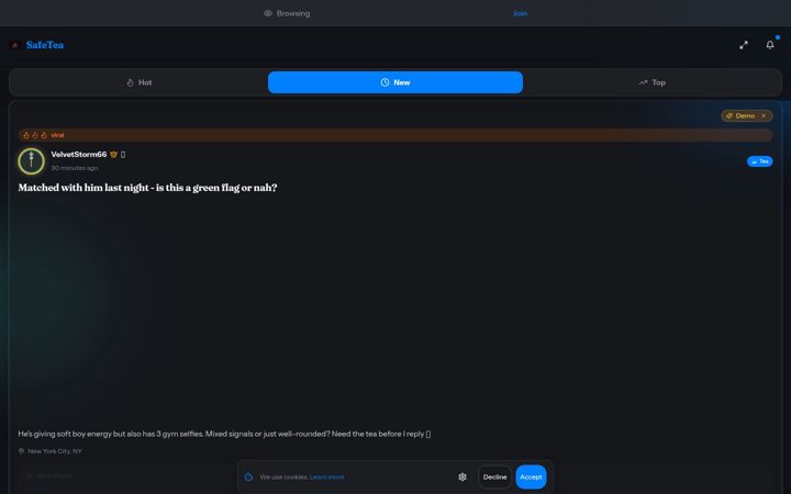 Screenshot of getsafetea.com