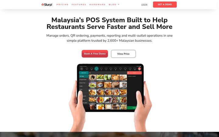 Screenshot of getslurp.com