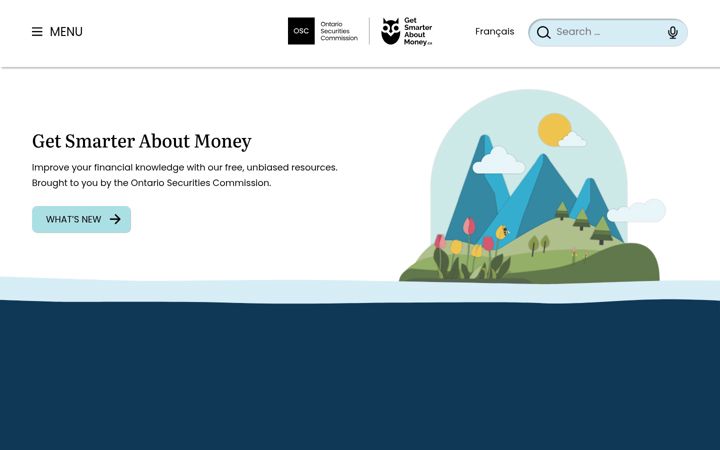 Ekrano kopija getsmarteraboutmoney.ca
