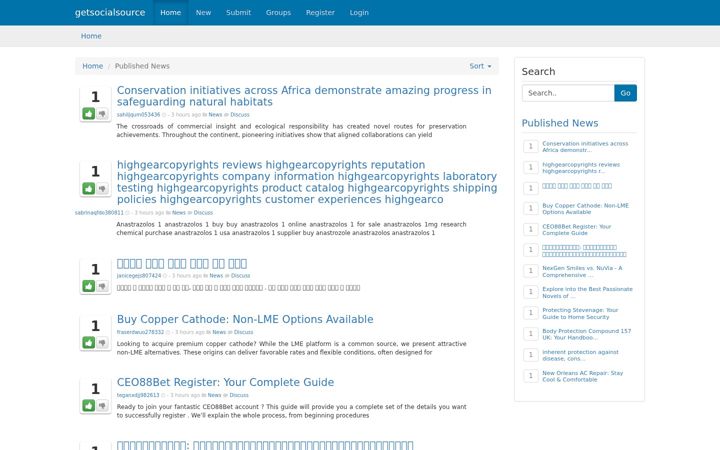 Screenshot of getsocialsource.com