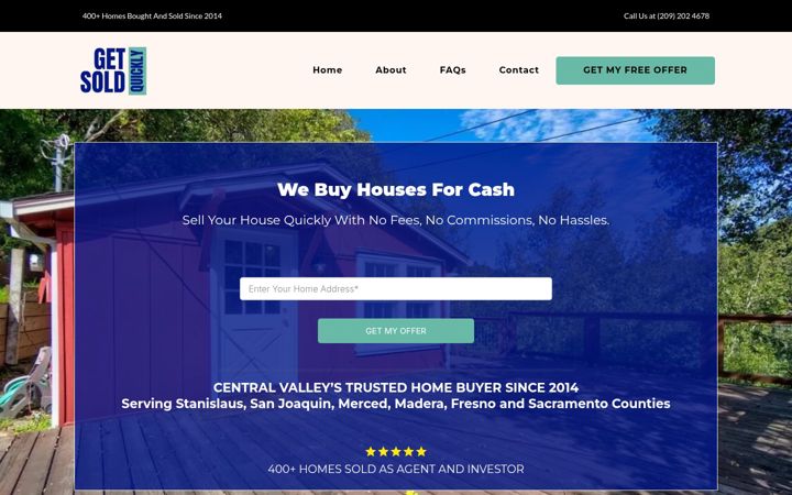 Screenshot of getsoldquickly.com