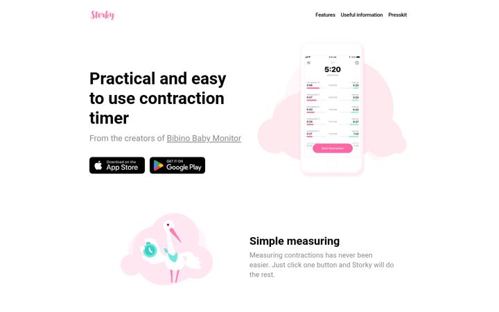 Screenshot of getstorky.com