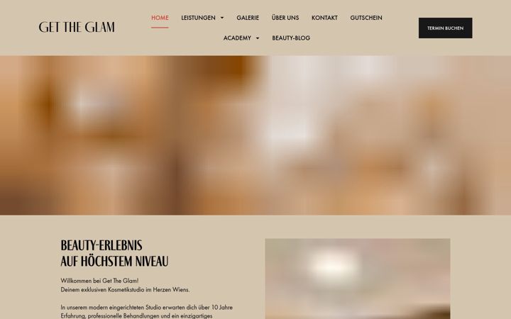 Screenshot of gettheglam.at