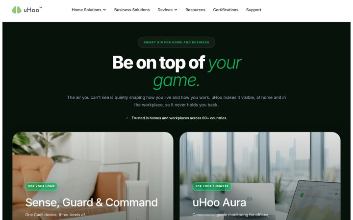 Screenshot of getuhoo.com