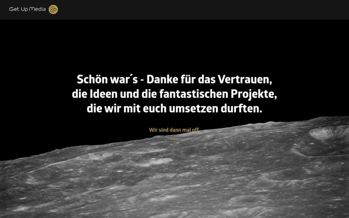 Screenshot of getupmedia.de