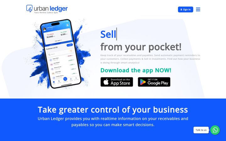 Screenshot of geturbanledger.com