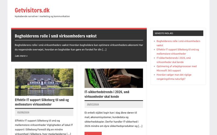 Screenshot of getvisitors.dk