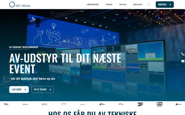 Screenshot of getvisual.dk