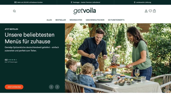 Screenshot of getvoila.com
