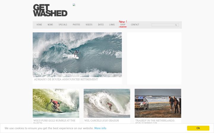 Screenshot of getwashed.com