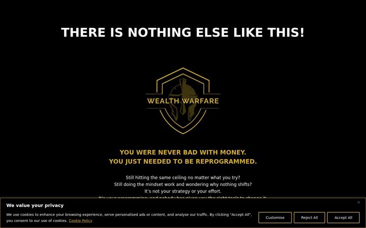 Screenshot of getwealthwarfare.com
