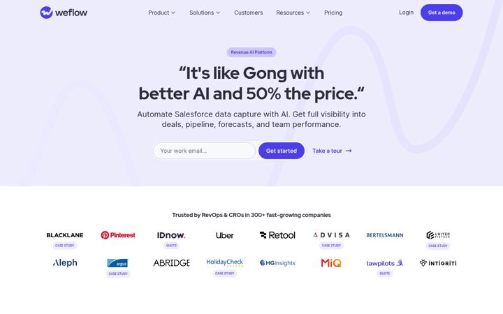 Screenshot of getweflow.com