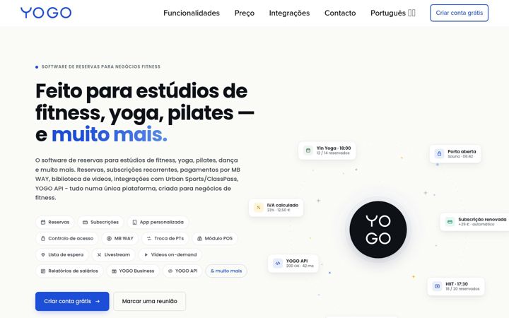 Screenshot of getyogo.pt