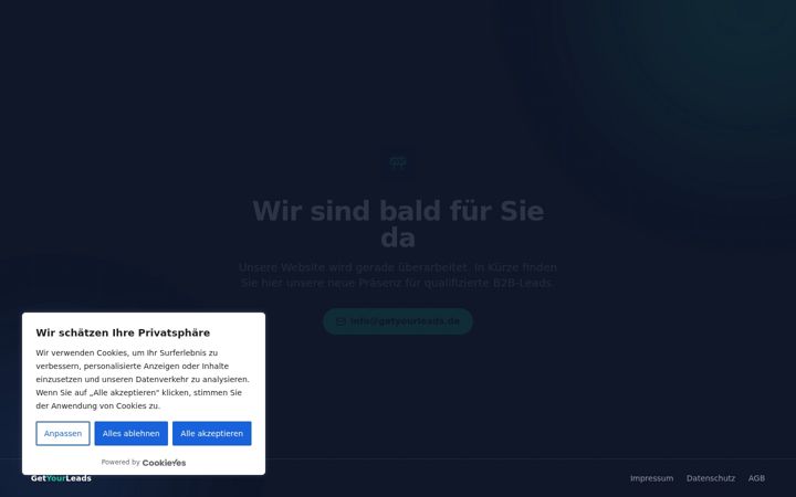 Screenshot of getyourleads.de
