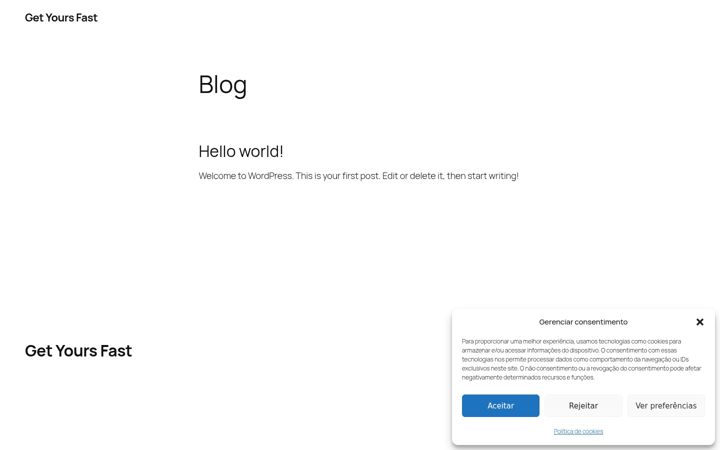 Screenshot of getyoursfast.shop