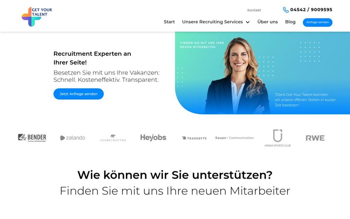 Screenshot of getyourtalent.de