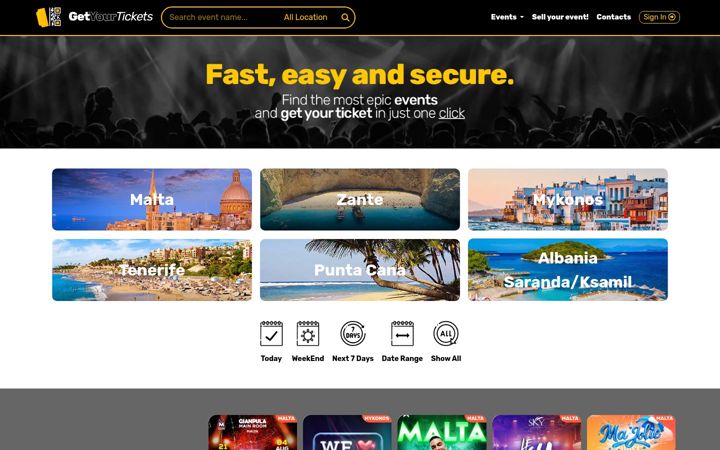 Screenshot of getyourtickets.shop