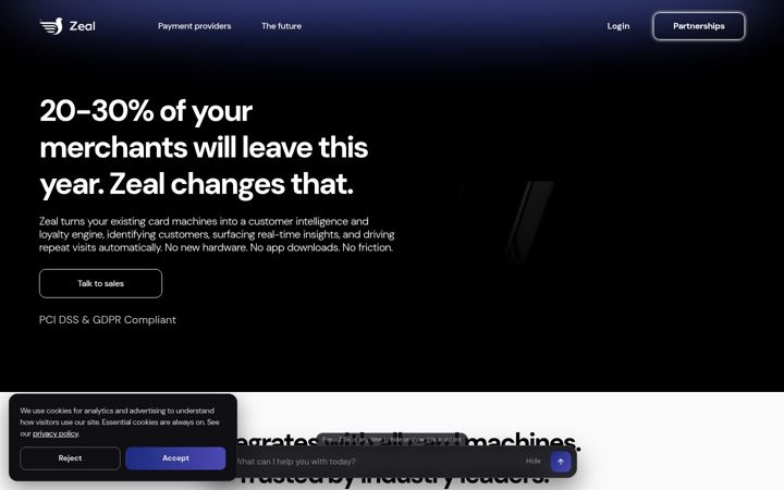 Screenshot of getzeal.io
