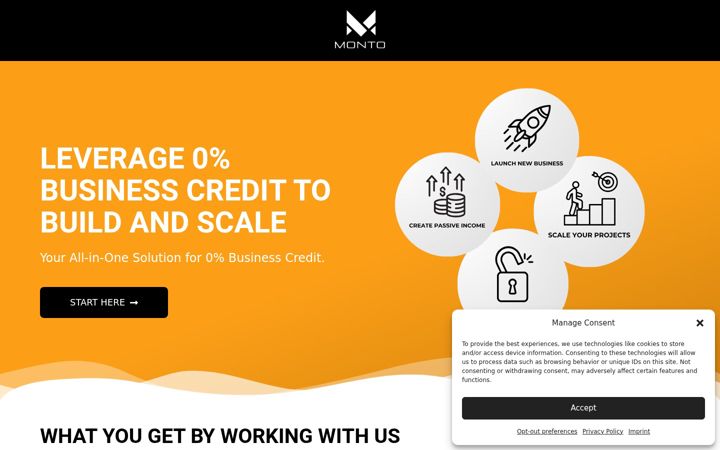 Screenshot of getzeropercentfunding.com