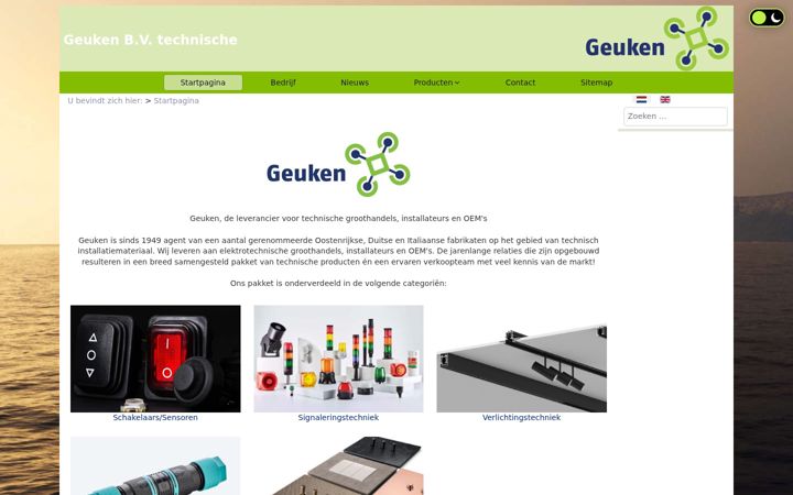Screenshot of geuken.nl