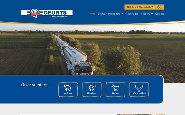 Captura de pantalla de geurtsmengvoeders.nl