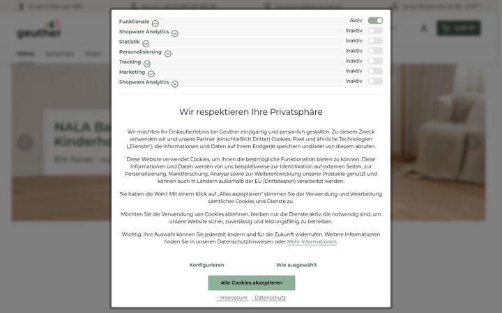 Screenshot of geuther.de