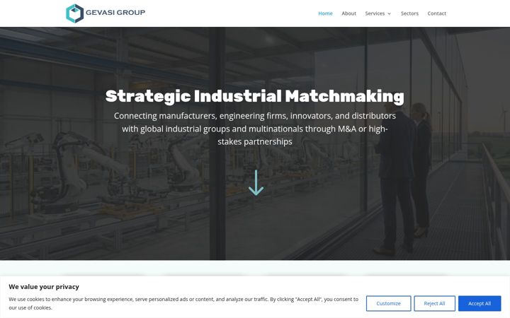 Screenshot of gevasi.com