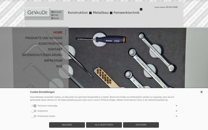 Screenshot of gevaude.de