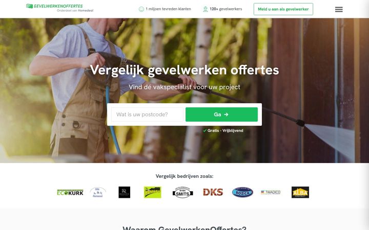 Screenshot of gevelwerkenoffertes.be