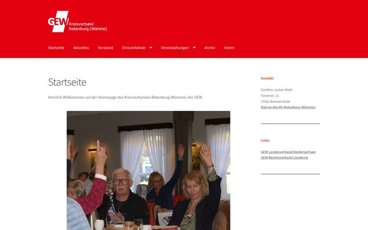 Snímek obrazovky gew-rotenburg.de