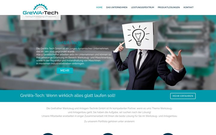 Screenshot of gewa-tech.de