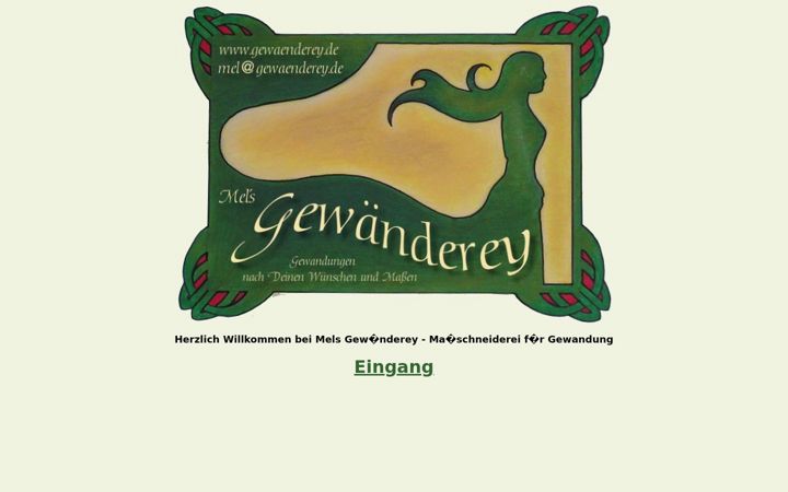 Screenshot of gewaenderey.de
