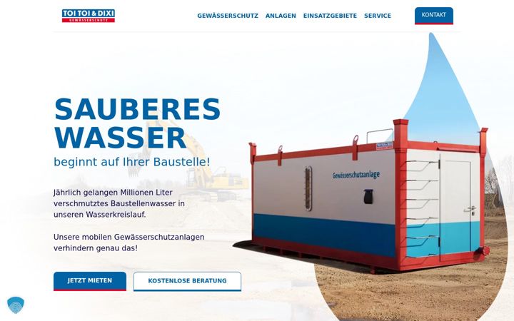 Screenshot of gewaesserschutz-deutschland.de