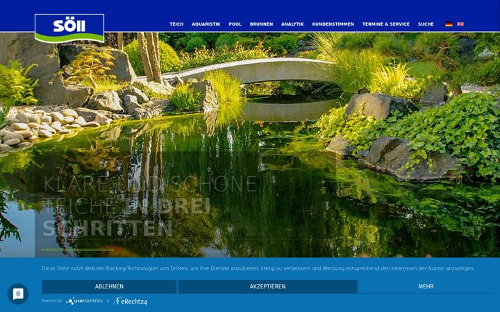 Screenshot of gewaessertherapie.com