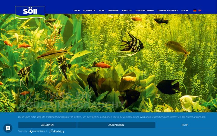Screenshot of gewaessertherapie.eu