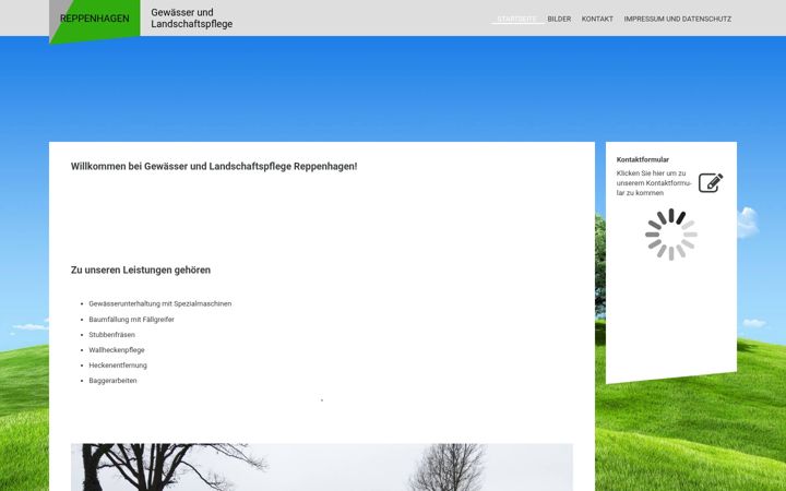 Screenshot of gewaesserunterhaltung.de