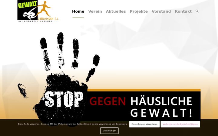 Screenshot of gewaltueberwinden-lkharburg.de