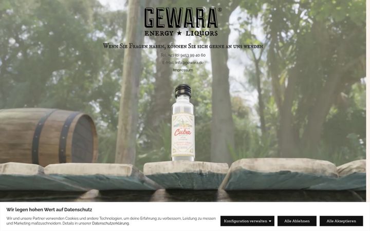 Screenshot of gewara.de