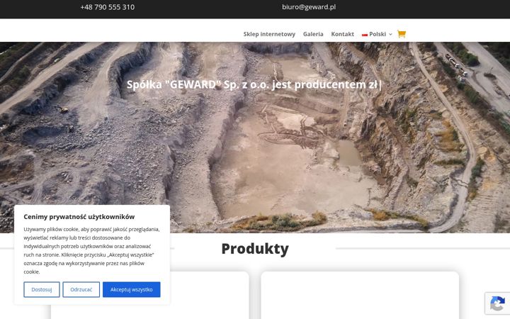 Screenshot of geward.pl