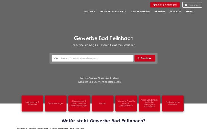 Screenshot of gewerbe-bf.de